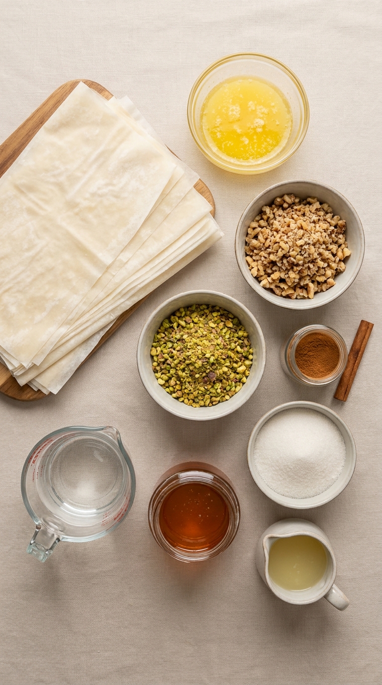 BAKLAVA ingredients