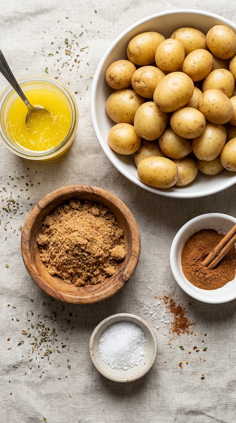 Air Fryer Smashed Potato Medallions ingredients