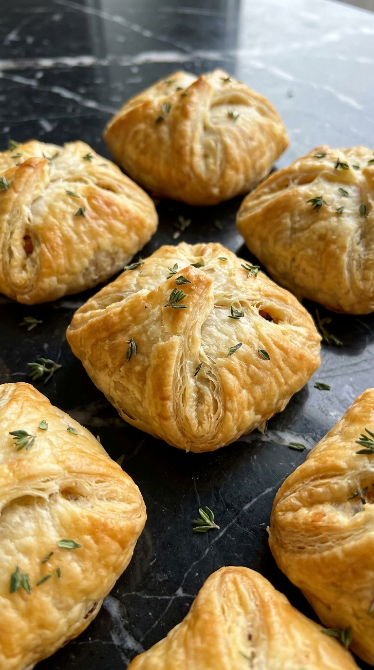 Sweet Potato Duxelles Puff Bomb