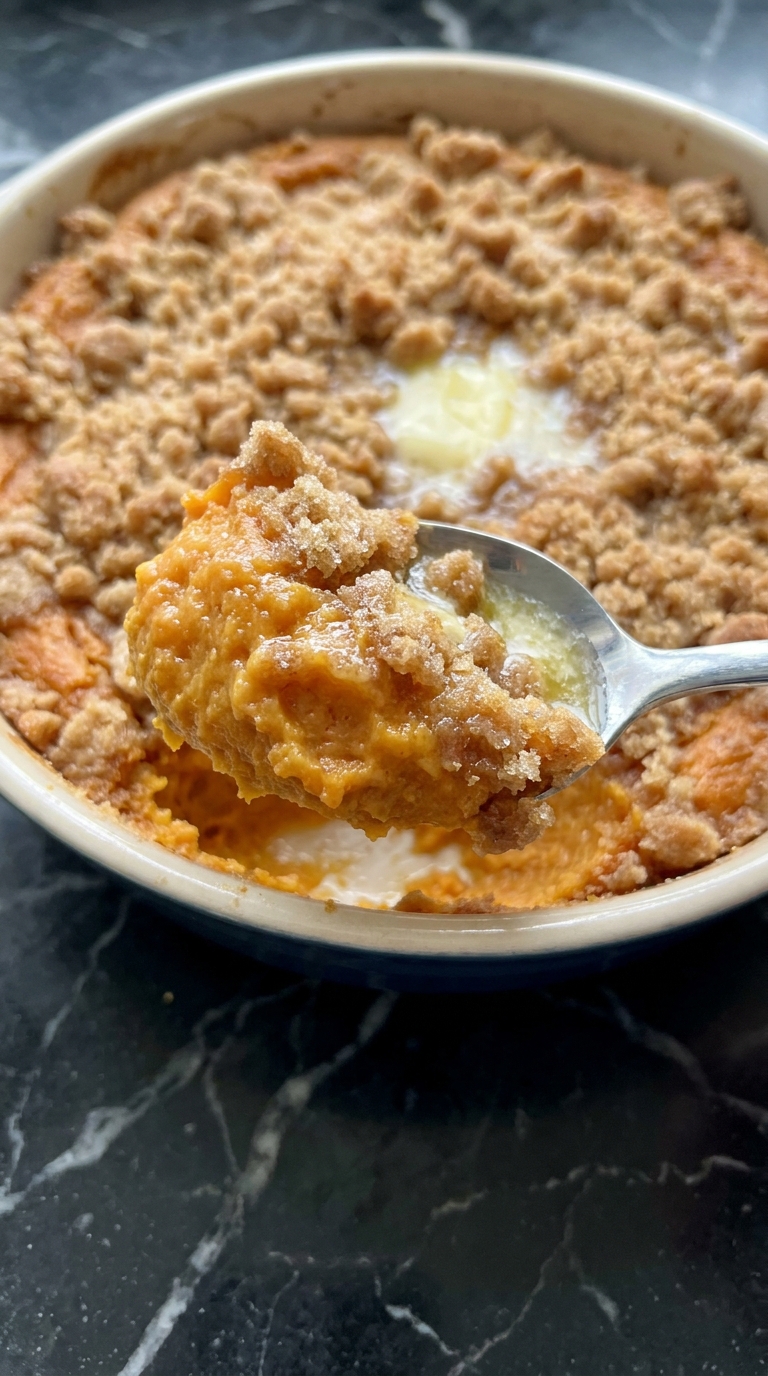 Sweet Potato Streusel Casserole